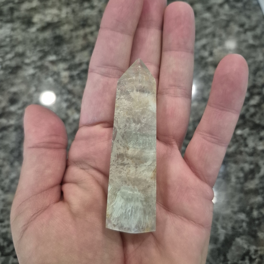Natural Fluorite Crystal Point Obelisk Tower New #S - Picture 9 of 9